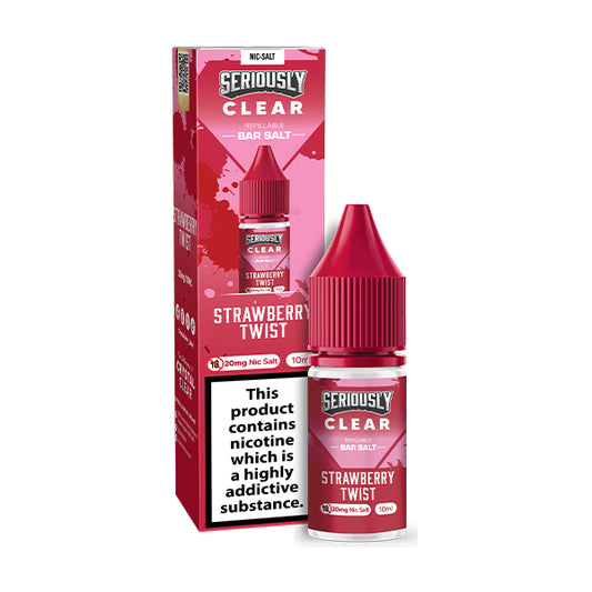 Doozy Vape Seriously Clear Nic Salts Strawberry Twist