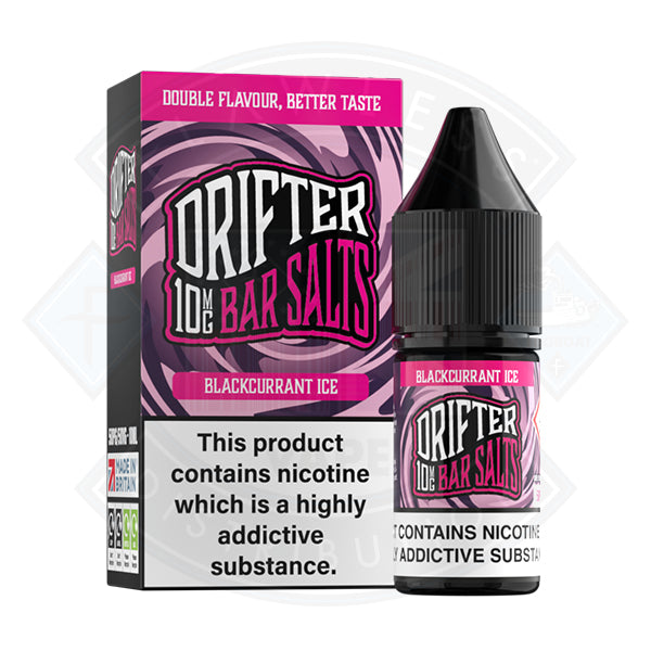 Drifter Bar Salts - Blackcurrant Ice Nic Salt 10ml - 10mg - Flawless Vape Shop