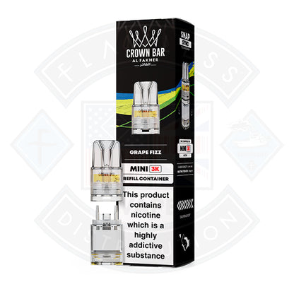 Al Fakher Crown Bar Mini 3K Refill Pods