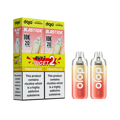 Vaporesso DOJO Blast 10K Bundle Limited Version 20mg - Fizzy Cherry - Flawless Vape Shop
