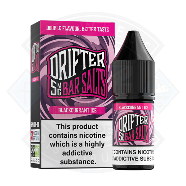 Drifter Bar Salts - Blackcurrant Ice Nic Salt 10ml - 10mg - Flawless Vape Shop