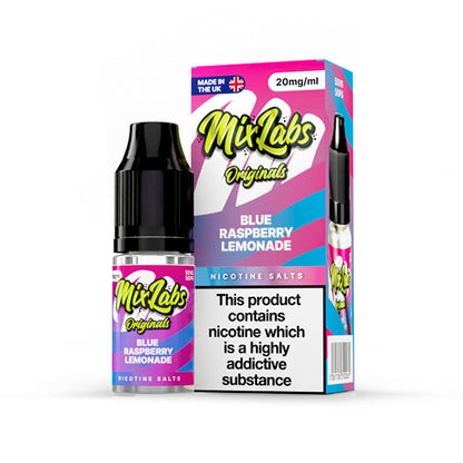 Mix Labs Salts 10ml Blue Raspberry Lemonade - 10mg - Flawless Vape Shop
