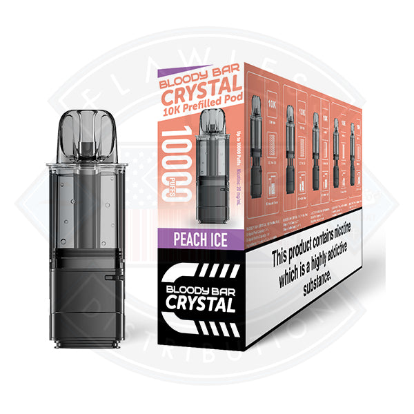 Bloody Bar Crystal 10K Prefilled Pod - Blueberry Cherry Cranberry - Flawless Vape Shop