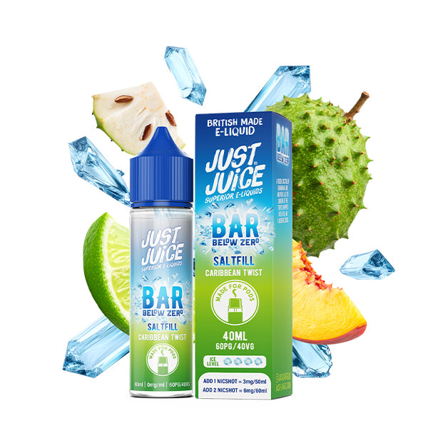 Just Juice BAR Below Zero 40ml Saltfill - Blue Cherry Blast - Flawless Vape Shop