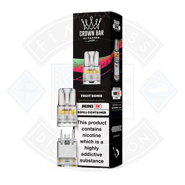 Al Fakher Crown Bar Mini 3K Refill Pods