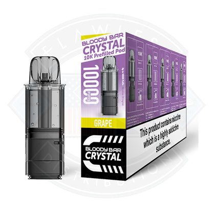 Bloody Bar Crystal 10K Prefilled Pod - Blueberry Cherry Cranberry - Flawless Vape Shop