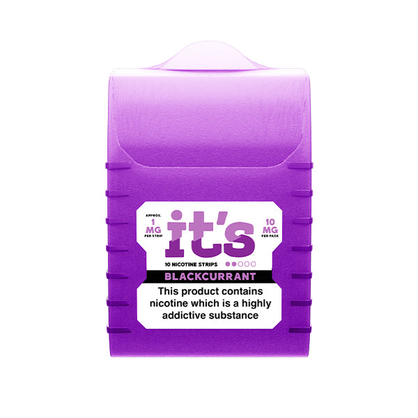 it's Nicotine Strips - Blackcurrant / 0.5mg - Flawless Vape shop