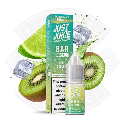 Just Juice Bar Nic Salt - Kiwi Cooler 10ml - 5mg - Flawless Vape Shop