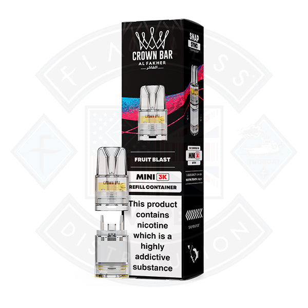 Al Fakher Crown Bar Mini 3K Refill Pods