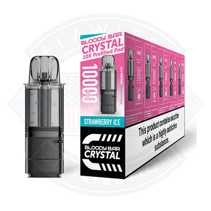 Bloody Bar Crystal 10K Prefilled Pod - Blueberry Cherry Cranberry - Flawless Vape Shop