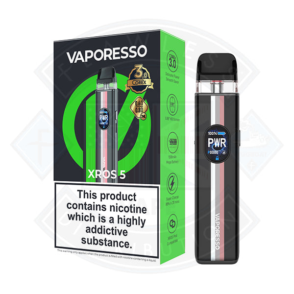 Vaporesso XROS 5 Kit - Grey Silk - Flawless Vape shop