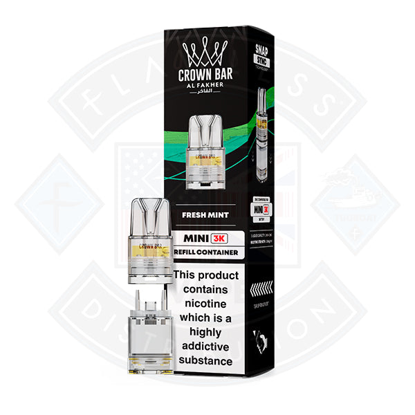 Al Fakher Crown Bar Mini 3K Refill Pods