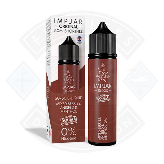IMP JAR Mixed Berries, Aniseed & Menthol 50ml 0mg Shortfill E-Liquid