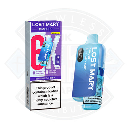 Lost Mary BM6000 Prefilled Pod Kit - Blueberry - Flawless Vape Shop