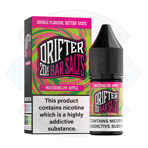 Drifter Bar Salts - Watermelon Apple Nic Salt 10ml - 10mg - Flawless Vape Shop