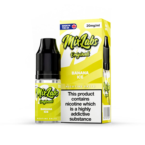 Mix Labs Salts 10ml Banana Ice