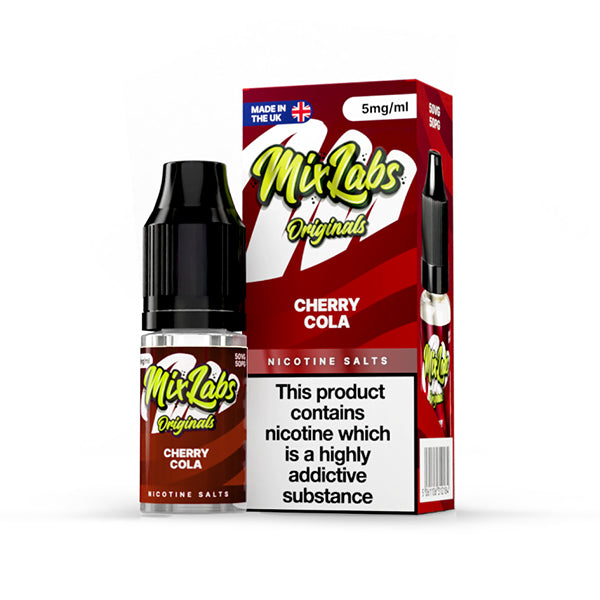 Mix Labs Salts 10ml Cherry Cola - 10mg - Flawless Vape Shop