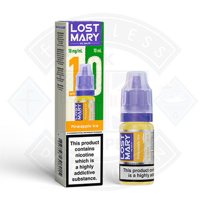 LOST MARY Pineapple Ice Nic Salts E-Liquid 10ml - 20mg - Flawless Vape Shop