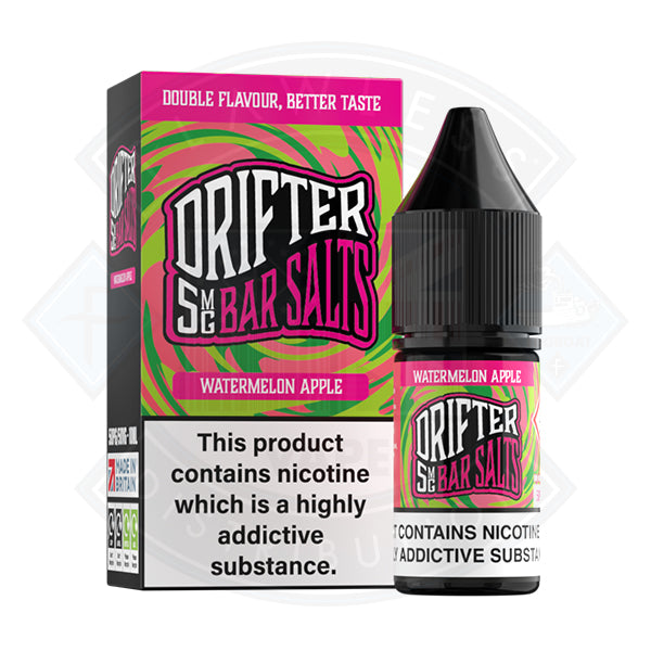 Drifter Bar Salts - Watermelon Apple Nic Salt 10ml - 10mg - Flawless Vape Shop