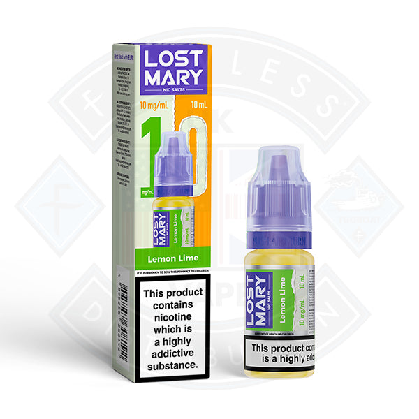 LOST MARY Lemon Lime Nic Salts E-Liquid 10ml