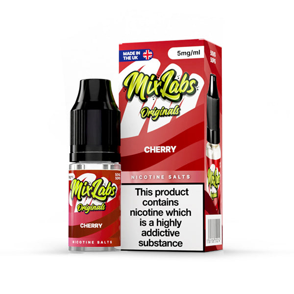 Mix Labs Salts 10ml Cherry - 10mg - Flawless Vape Shop
