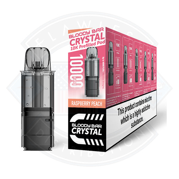 Bloody Bar Crystal 10K Prefilled Pod - Blueberry Cherry Cranberry - Flawless Vape Shop