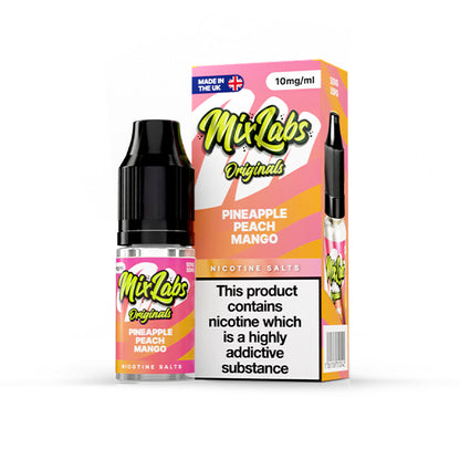 Mix Labs Salts 10ml Pineapple Peach Mango - 10mg - Flawless Vape Shop