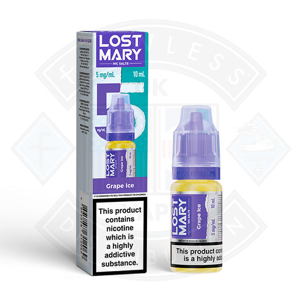 LOST MARY Grape Ice Nic Salts E-Liquid 10ml - 20mg - Flawless Vape Shop