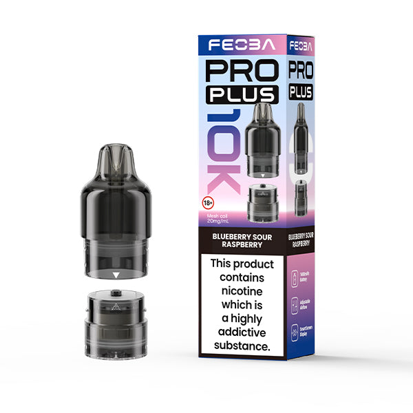 Feoba Pro Plus 10K Prefilled Pod 20mg - Blue Razz Gummy - Flawless Vape Shop