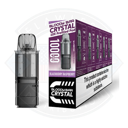 Bloody Bar Crystal 10K Prefilled Pod - Blueberry Cherry Cranberry - Flawless Vape Shop