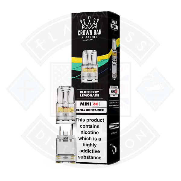 Al Fakher Crown Bar Mini 3K Refill Pods