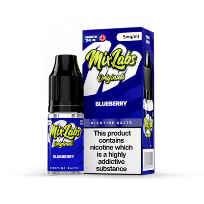 Mix Labs Salts 10ml Blueberry - 10mg - Flawless Vape Shop
