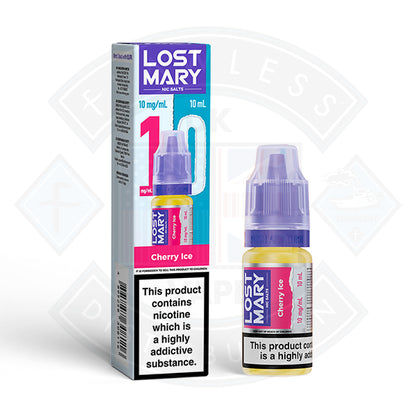LOST MARY Cherry Ice Nic Salts E-Liquid 10ml