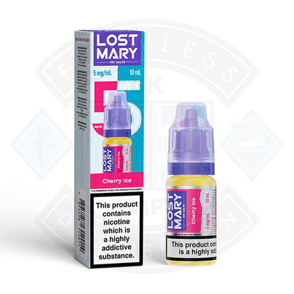 LOST MARY Cherry Ice Nic Salts E-Liquid 10ml