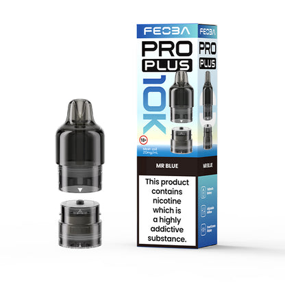 Feoba Pro Plus 10K Prefilled Pod 20mg - Blue Razz Gummy - Flawless Vape Shop