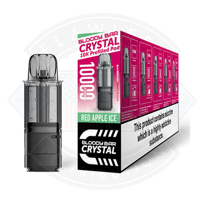 Bloody Bar Crystal 10K Prefilled Pod - Blueberry Cherry Cranberry - Flawless Vape Shop