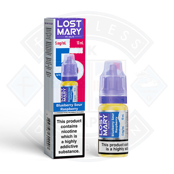 LOST MARY Blueberry Sour Raspberry Nic Salts E-Liquid 10ml