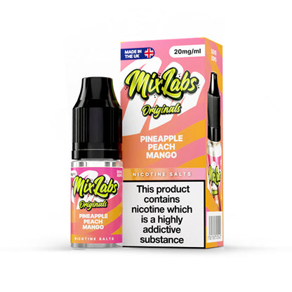 Mix Labs Salts 10ml Pineapple Peach Mango - 10mg - Flawless Vape Shop
