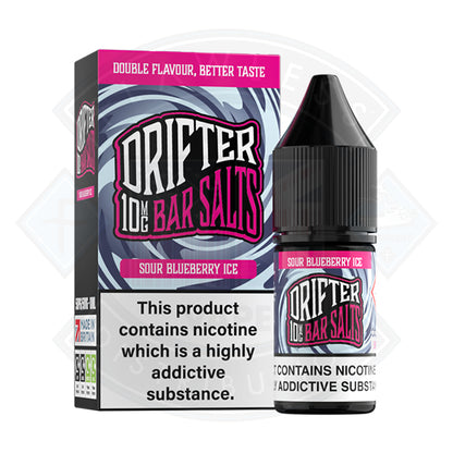 Drifter Bar Salts - Sour Blueberry Ice Nic Salt 10ml