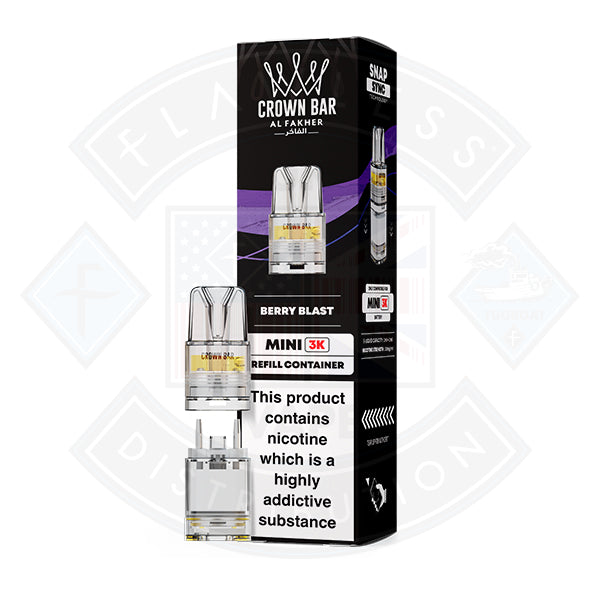Al Fakher Crown Bar Mini 3K Refill Pods