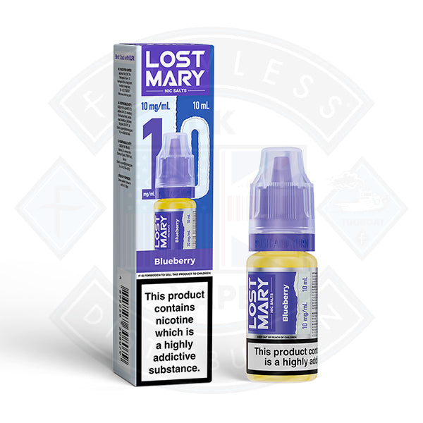 LOST MARY Blueberry Nic Salts E-Liquid 10ml