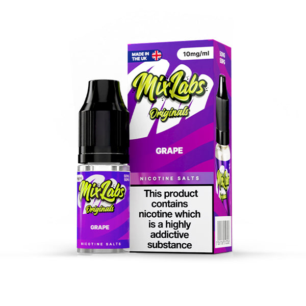 Mix Labs Salts 10ml Grape - 10mg - Flawless Vape Shop