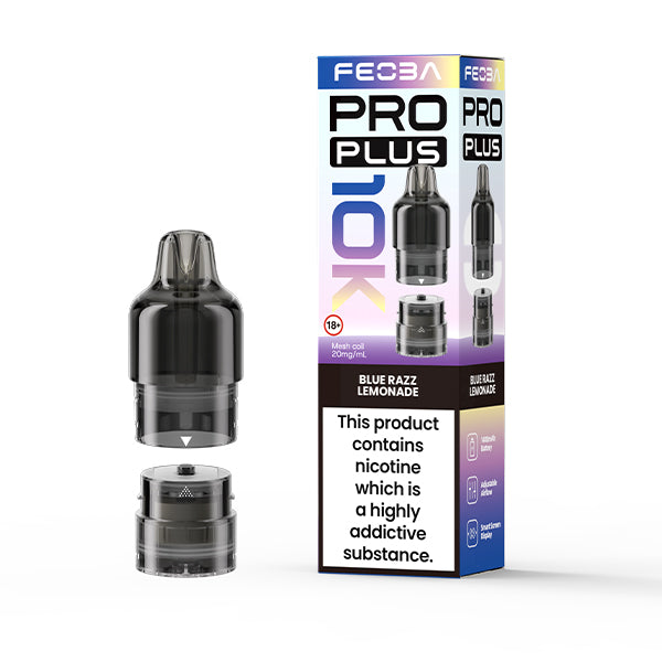 Feoba Pro Plus 10K Prefilled Pod 20mg - Blue Razz Gummy - Flawless Vape Shop