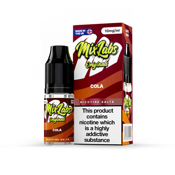Mix Labs Salts 10ml Cola - 10mg - Flawless Vape Shop