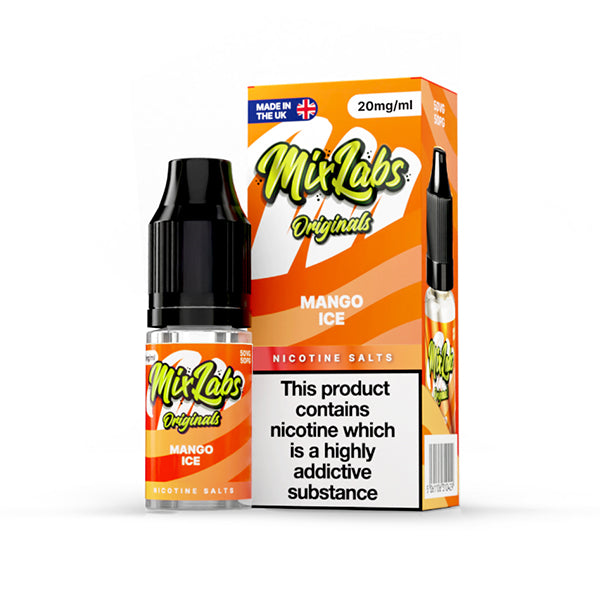 Mix Labs Salts 10ml Mango Ice - 10mg - Flawless Vape Shop