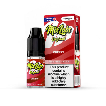 Mix Labs Salts 10ml Cherry - 10mg - Flawless Vape Shop