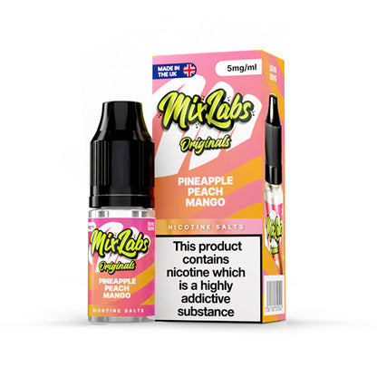 Mix Labs Salts 10ml Pineapple Peach Mango - 10mg - Flawless Vape Shop