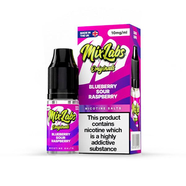 Mix Labs Salts 10ml Blueberry Sour Raspberry