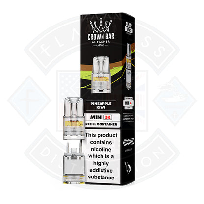 Al Fakher Crown Bar Mini 3K Refill Pods