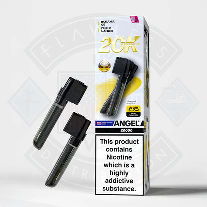 Vapes Bars Angel 20K Prefilled Vape Pods + Refill Container
